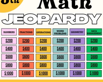 Klasse 5 Math Jeoprody Vorlage - Jahresrückblick.
