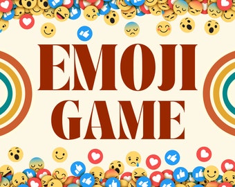 Free! Guess The Emoji Game | Zoom Game Night | Emoji Game| Interactive PowerPoint Emoji Challenges | Gaming Emoji | Emoji Pictionary Game