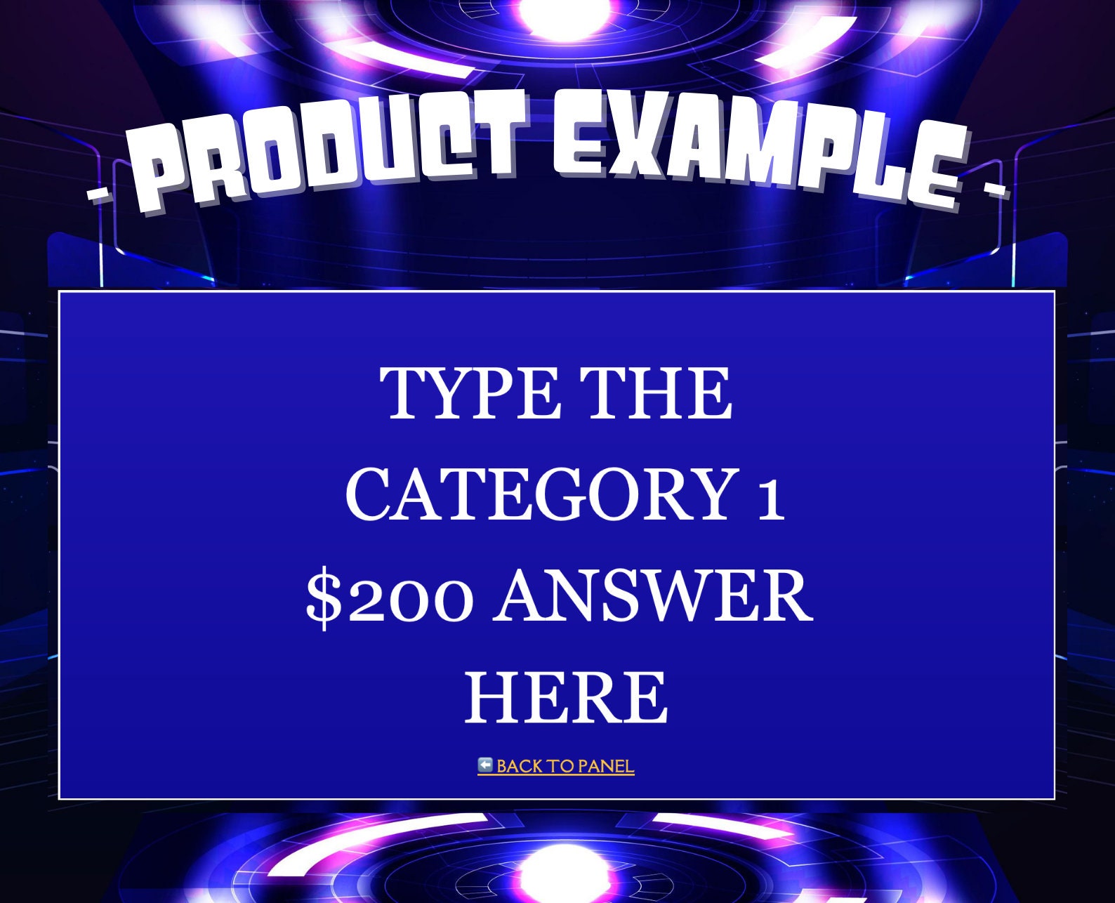 Customizable Jeopardy Template Host Your Own Game Show - Etsy Canada