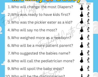 Guess Who? Mommy or Daddy | It&#39;s a Boy Story | Toy Story Baby Shower Game