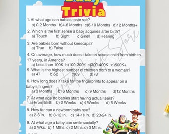 Baby Trivia | It&#39;s a Boy Story | Toy Story Baby Shower Game
