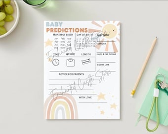 Baby Predictions | Here Comes the Son | Baby Shower Game | Advice for Parents