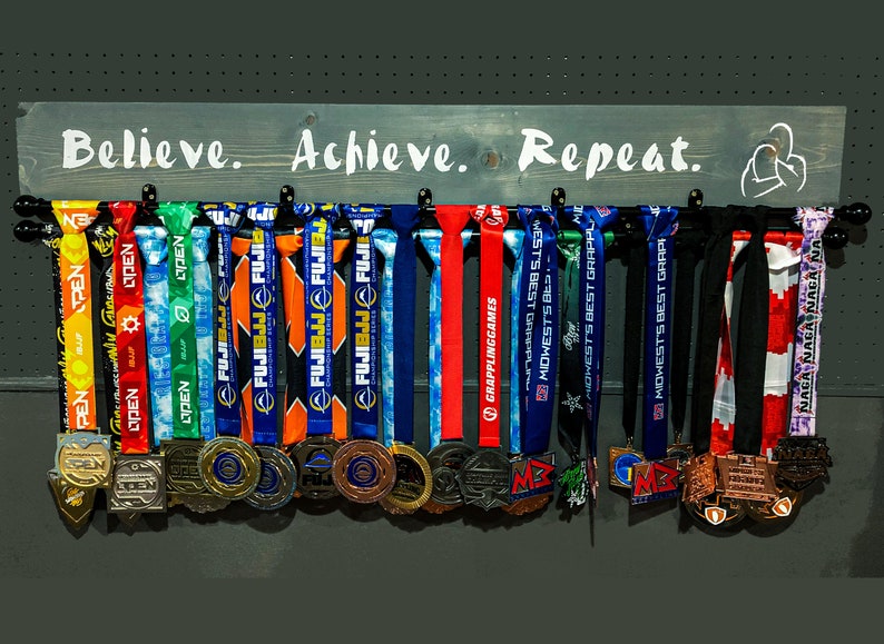 4' Brazilian Jiujitsu Medal Display BJJ Martial Arts Etsy
