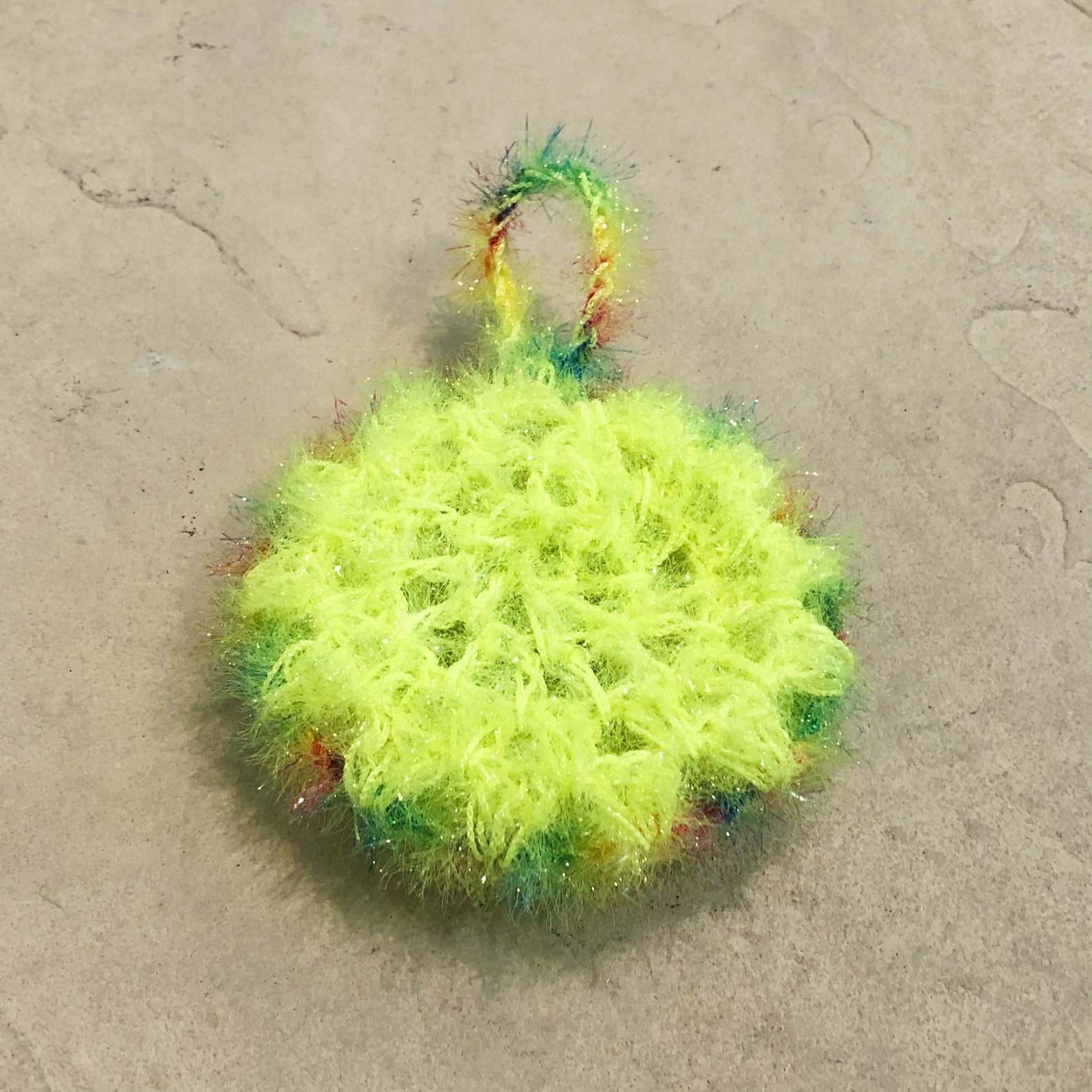 Korean Scrubby Dishwashing Yarn Sponge Etsy