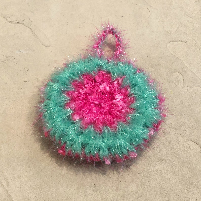 Korean Scrubby Dishwashing Yarn Sponge Etsy