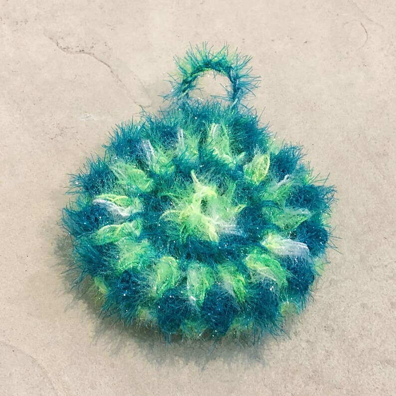 Korean Scrubby Dishwashing Yarn Sponge Etsy
