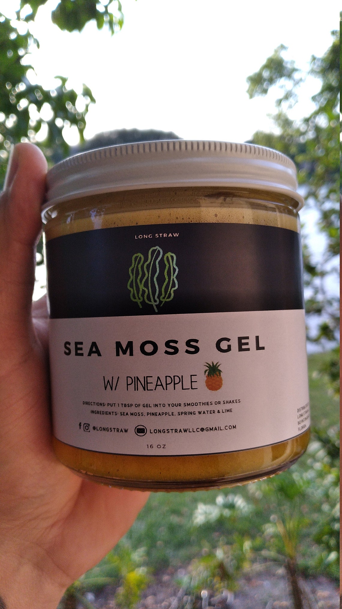 Sea Moss Gel Pineapple and Strawberry Natural Vitamin and Etsy
