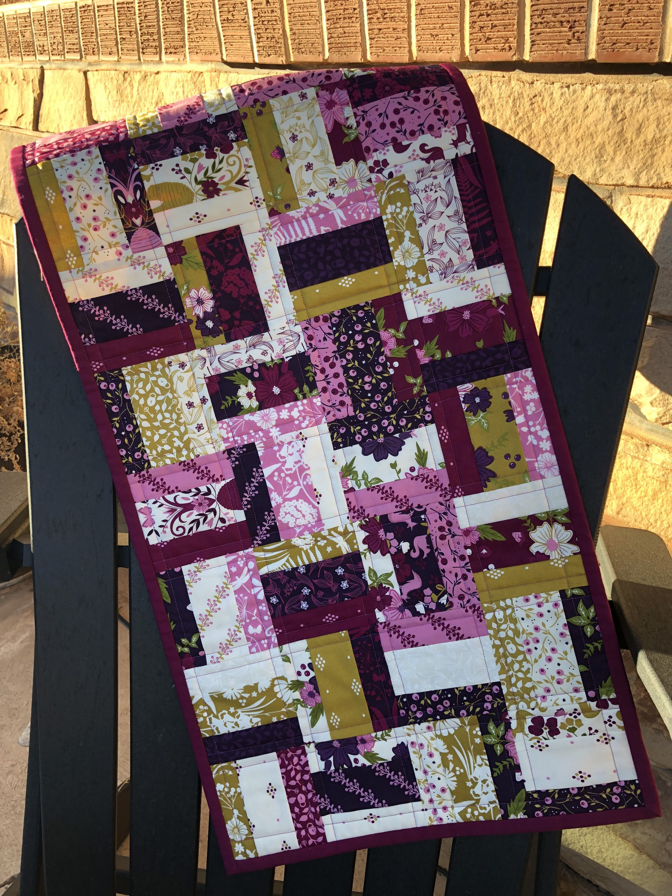 Easter Meadow Quilted Table Runner NCU0DV2010