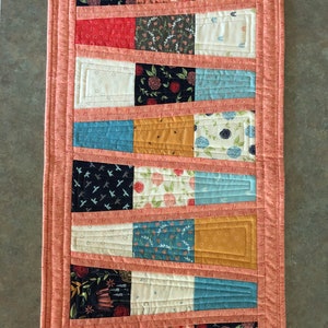 Quilted Charm Slices Table Runner