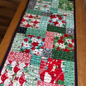 Quilted Aurora Long Table Runner