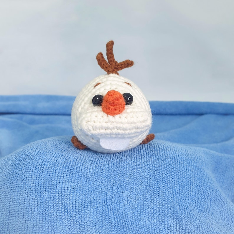 CROCHET PATTERN Olaf Tsum Tsum Amigurumi Pattern English PDF image 2