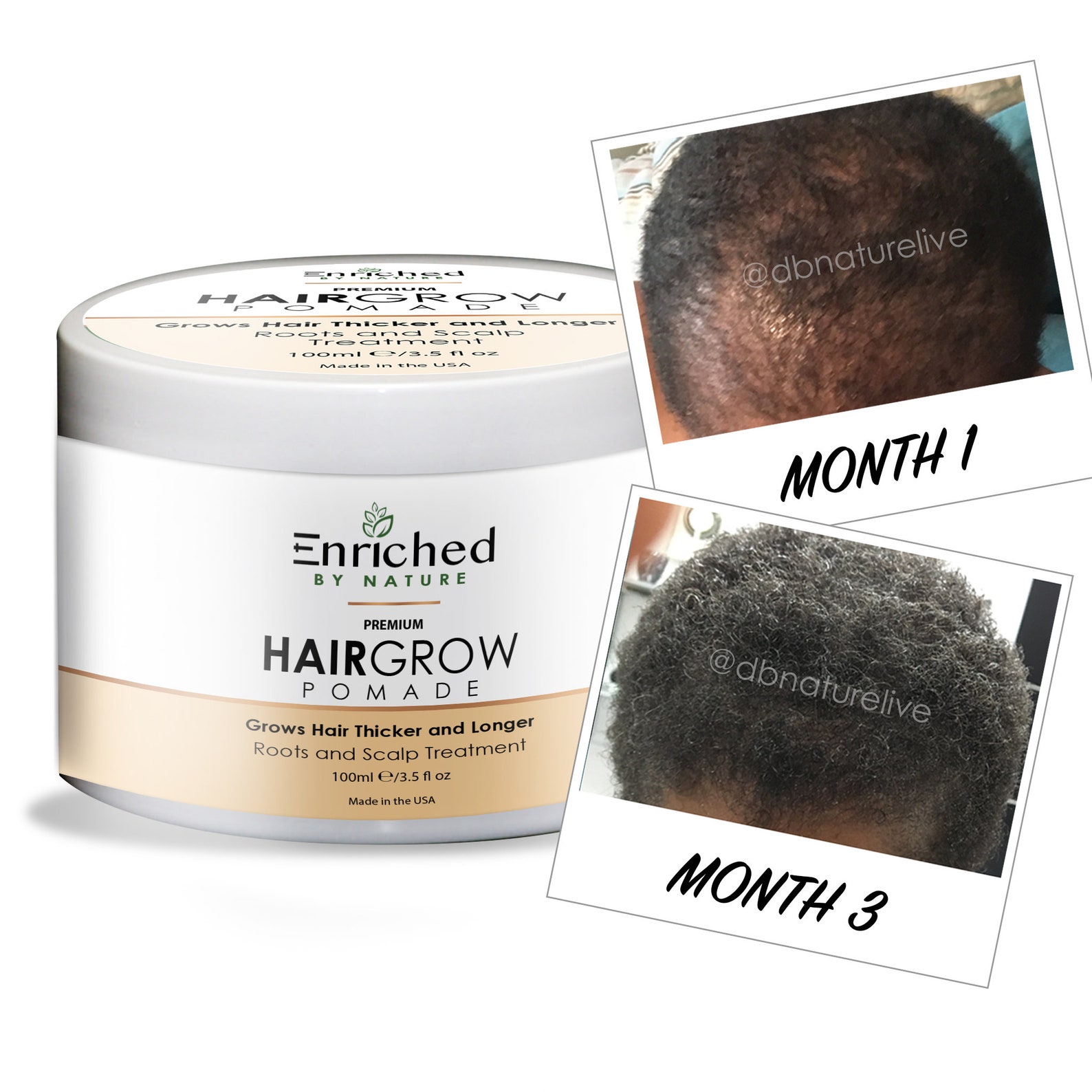 Hair Growth Pomade Natural Edges Hair Growth Serum Hair Etsy