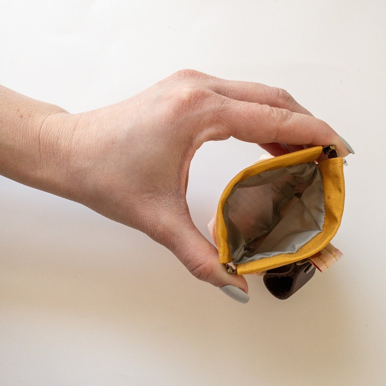 Dog Treat Pouch Attach to Leash or Pocket Loop Plaid Etsy