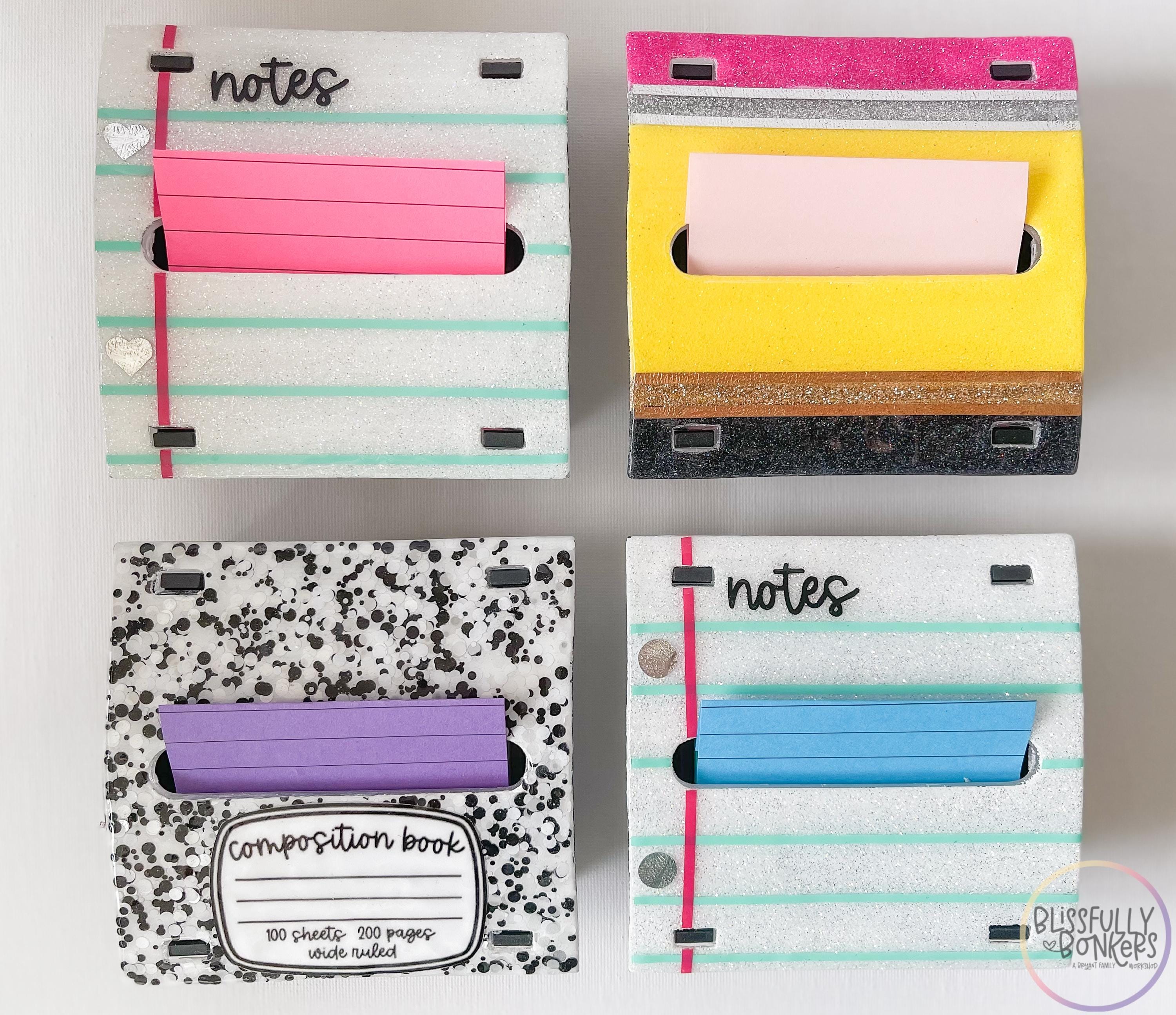 ⭐︎クッキー⭐︎ Personalized Teacher Sticky Note Dispenser: Pencil or Composition