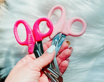 Personalized Glitter Bandage Scissors: Trauma Shears, Nurse Gift