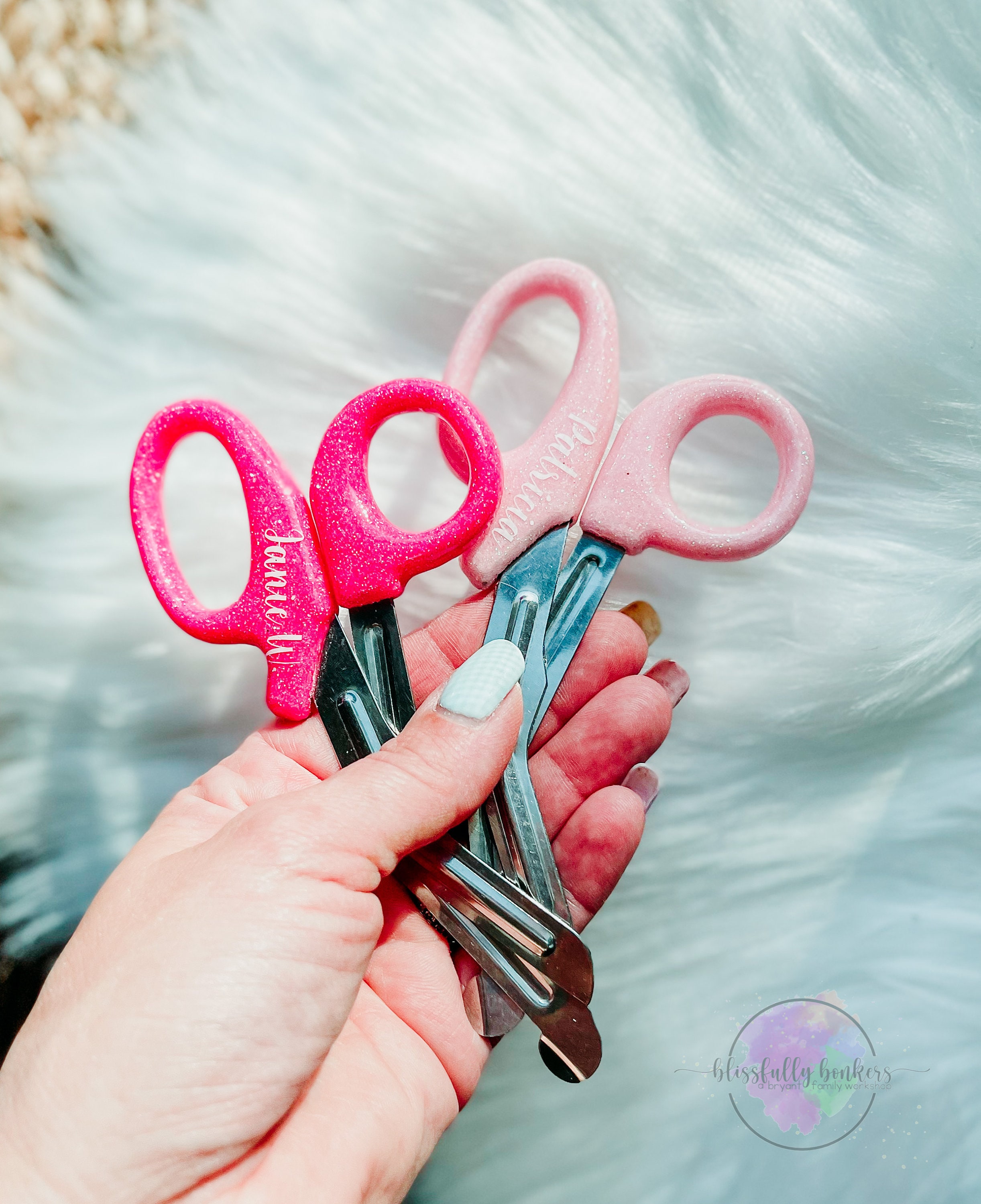 Nurse Badge Shear Scissors, Mini Trauma Shears, Shears, Medical Scissors,  Engraved 4 Shears, Cow, Camouflage, Daisy, Sunflower, Pink 