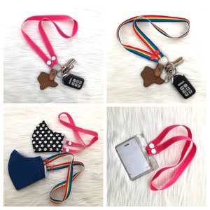 2 Pack Kids Face Mask Lanyard With Breakaway Clasp – Ear Saver Strap – Specialist ID