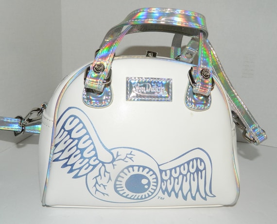 Vintage VON DUTCH Holographic Small Bowling Bag w… - image 6