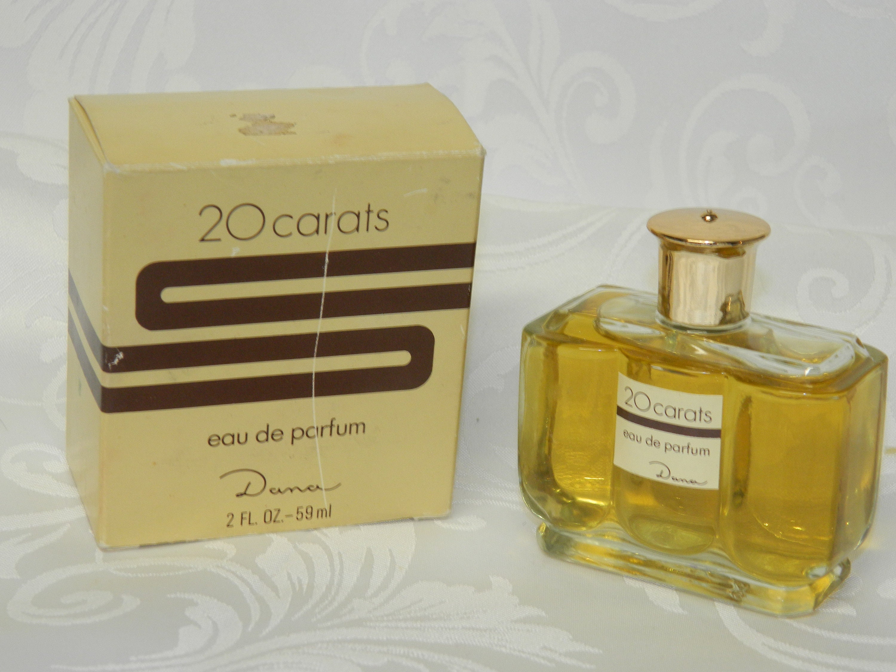 Vintage 20 Carats Eau de Parfum Splash by DANA 2oz 59 ml with original  Box Rare!