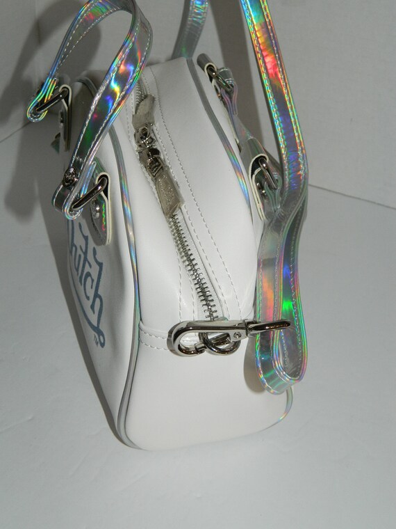 Vintage VON DUTCH Holographic Small Bowling Bag w… - image 5