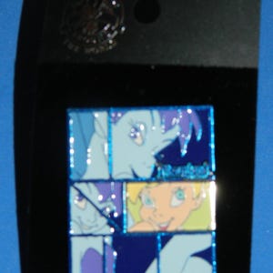 Vintage Disneyland TINKER BELL in a Blue Mosaic Pattern Limited Edition 2005