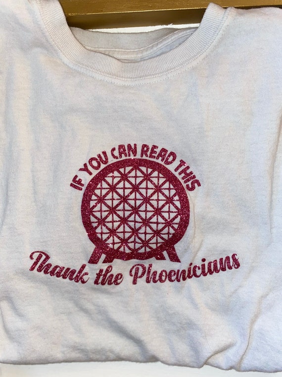 Thank the Phoenicians T Shirt | Etsy 
