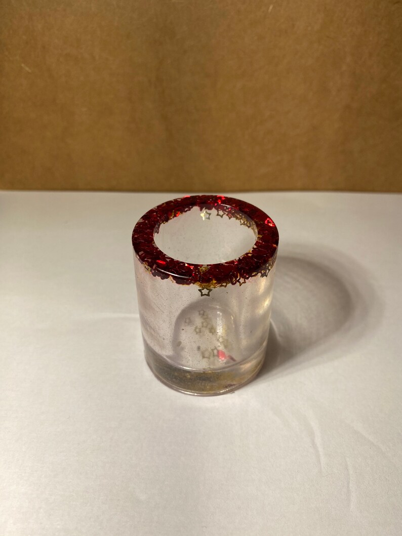 Red Heart Shot Glass
