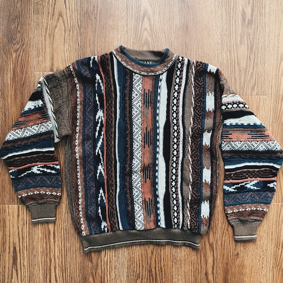 VINTAGE Coogi Style Knit Sweater