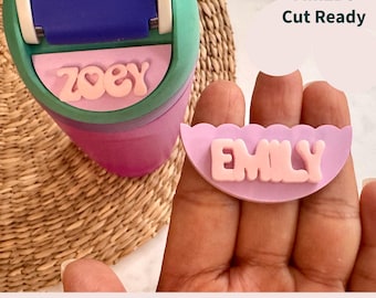O Water Bottle Flip Lid Name Tag, Bottle Name Plate Digital SVG, Laser cut file