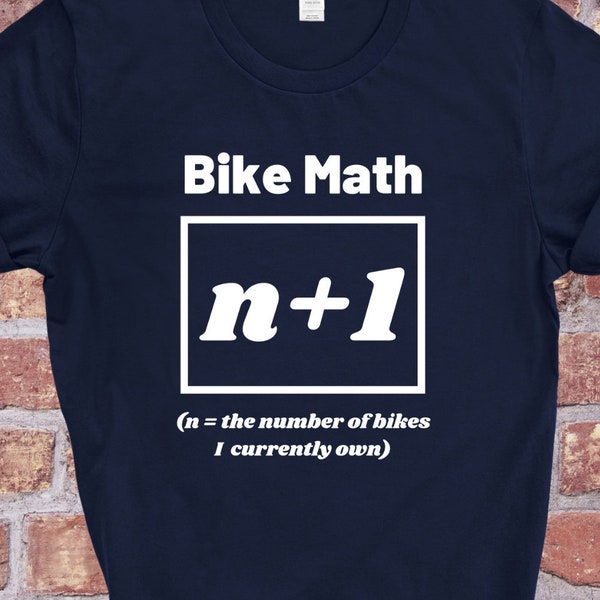 Cyclist T shirt| gift for biker| cycle stuff| bike math t shirt| cycle jersey| Cycling top| bike tshirt| fathers day gift|