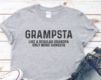Grampsta T-Shirt: Funny Grandpa Gift