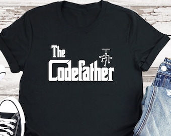 The Codefather T-Shirt: Lustiges Coder Geschenk