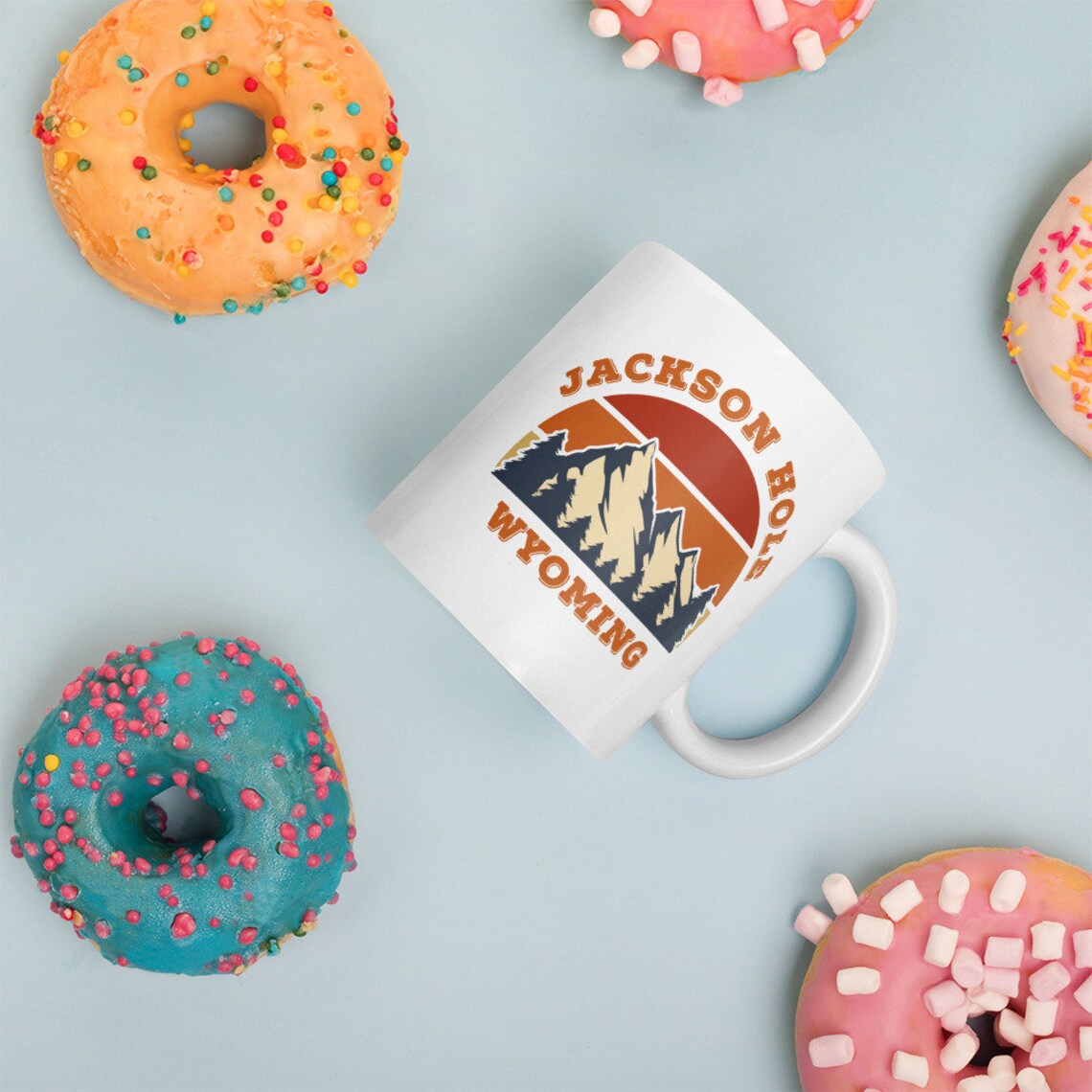 Jackson Hole Mug Wyoming Mug Travel Gift Coffee Mug Etsy