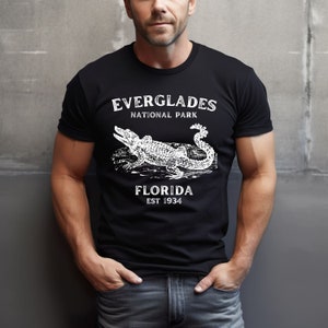 Everglades Shirt, Everglades National Park Tshirt, Florida Shirt, National Parks Teeshirts, Retro Travel Shirt, Summer Vacation Tshirt