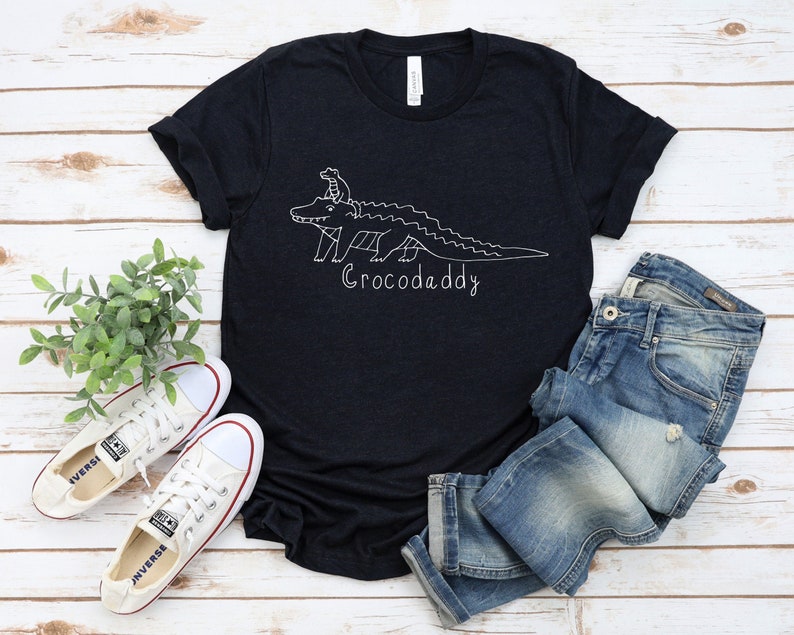 Funny Animal Shirts For Dad Crocodile Shirt For Dad Cute Dad Shirts Funny Dad Shirts Baby Shower Gift For Dad, New Dad Gift