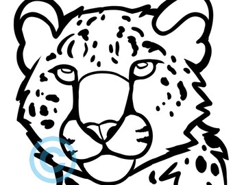 Download Snow Leopard Svg Etsy