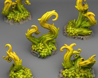 Aggressive Bramble Trees for D&D, TTRPG, and Fantasy Dioramas 15mm-56mm