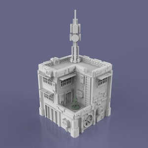 Sci-Fi Radio Station for Wargames 15mm-32mm