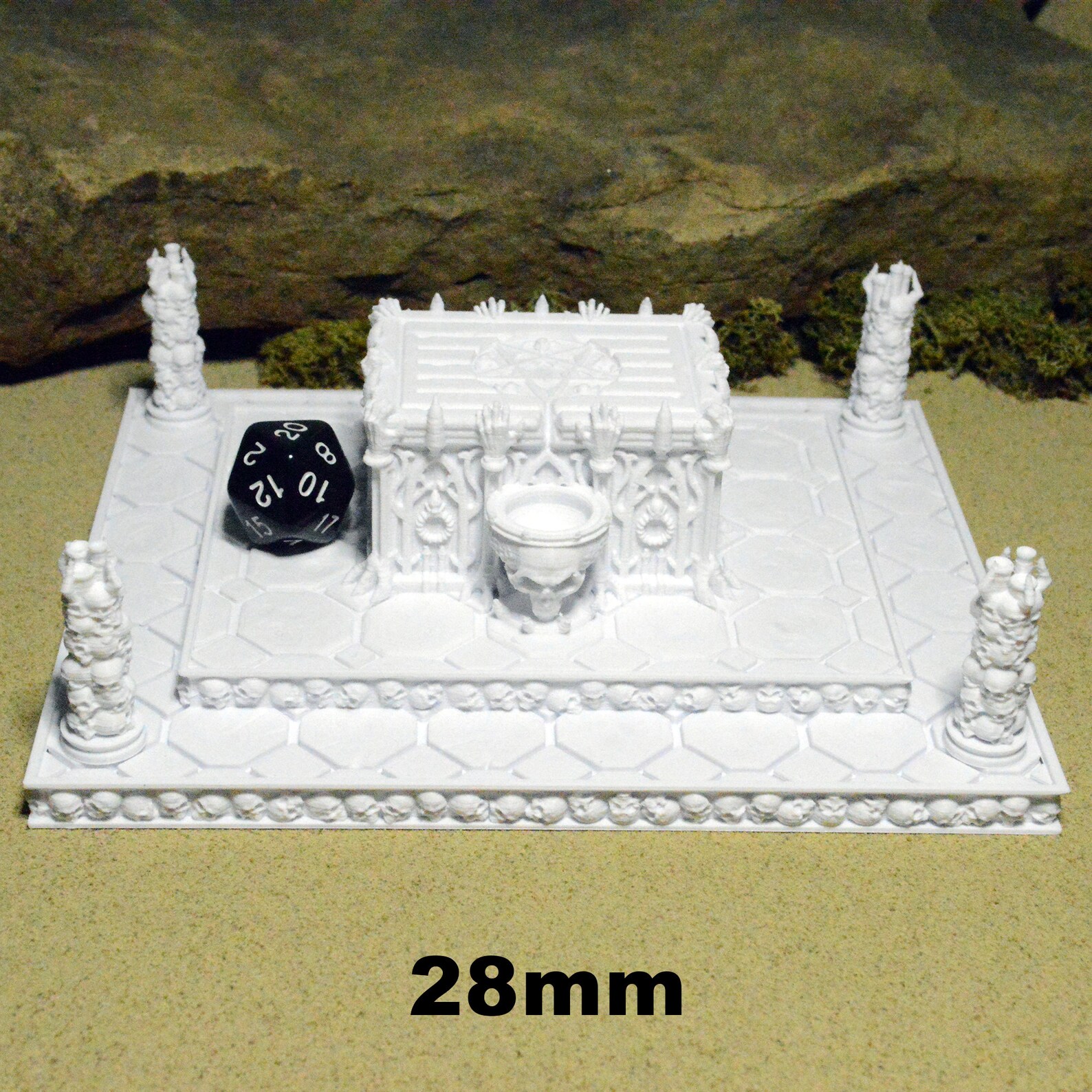 Sacrificial Altar 15mm 28mm for D&amp;D Terrain Dnd Pathfinder - Etsy
