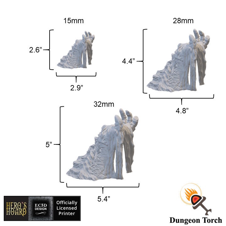 Snowy Warden Ruins 15mm 28mm 32mm for D&D Icewind Dale Terrain, DnD ...