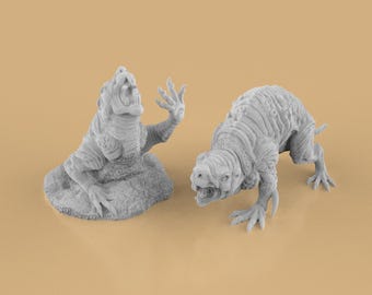 Giant Mutated Mole Rats for Fallout Wargames 28mm-56mm