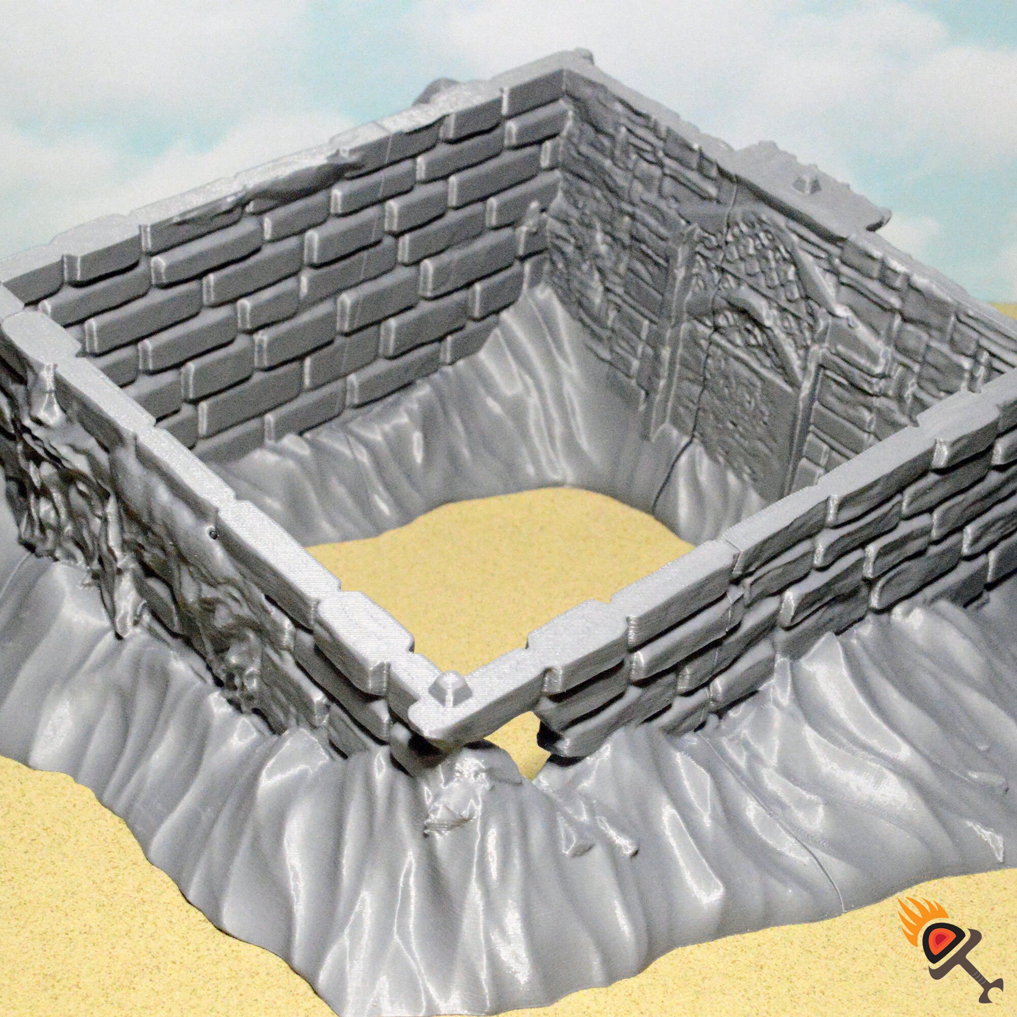Elegant Tents 28mm 32mm for D&D Terrain, DnD Pathfinder Camp, Desert