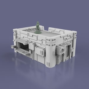 Cyberpunk Sci-Fi Vendor Shop for Wargames 15mm-32mm