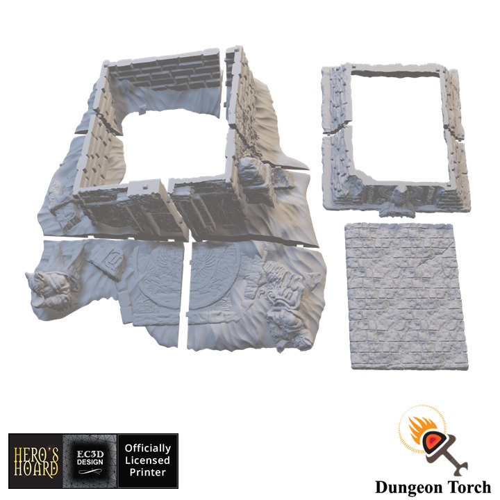 Elegant Tents 28mm 32mm for D&D Terrain, DnD Pathfinder Camp, Desert