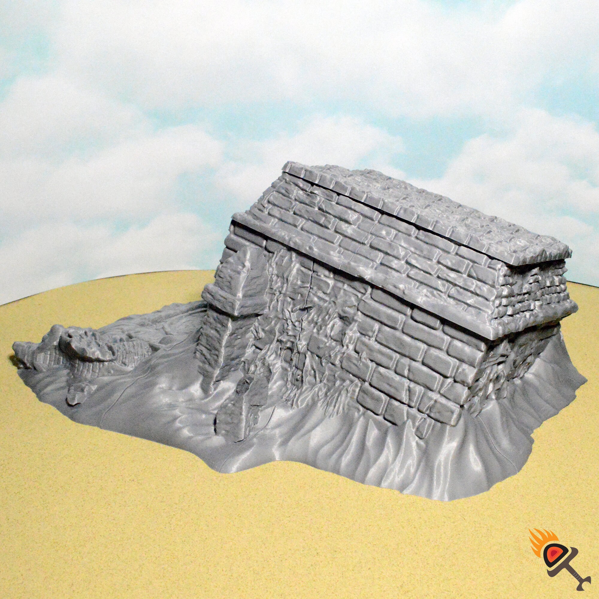 Elegant Tents 28mm 32mm for D&D Terrain, DnD Pathfinder Camp, Desert