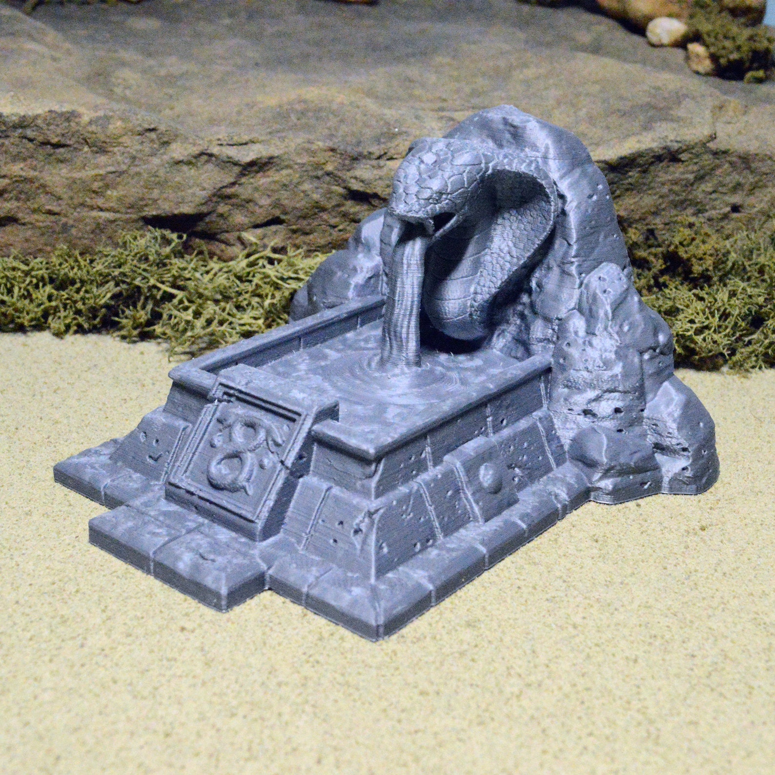 Snake Water Fountain 15mm 28mm 32mm for D&D Terrain Dnd Etsy