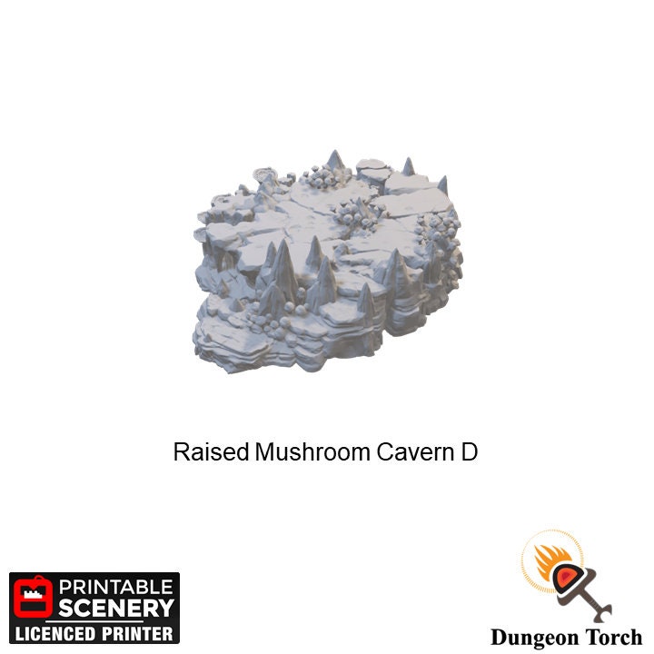 Blooming Lanterns 15mm 28mm for D&D Terrain, DnD Pathfinder Underdark