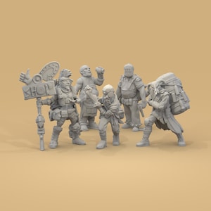 Wasteland Townsfolk for Fallout Wargames 28mm-32mm