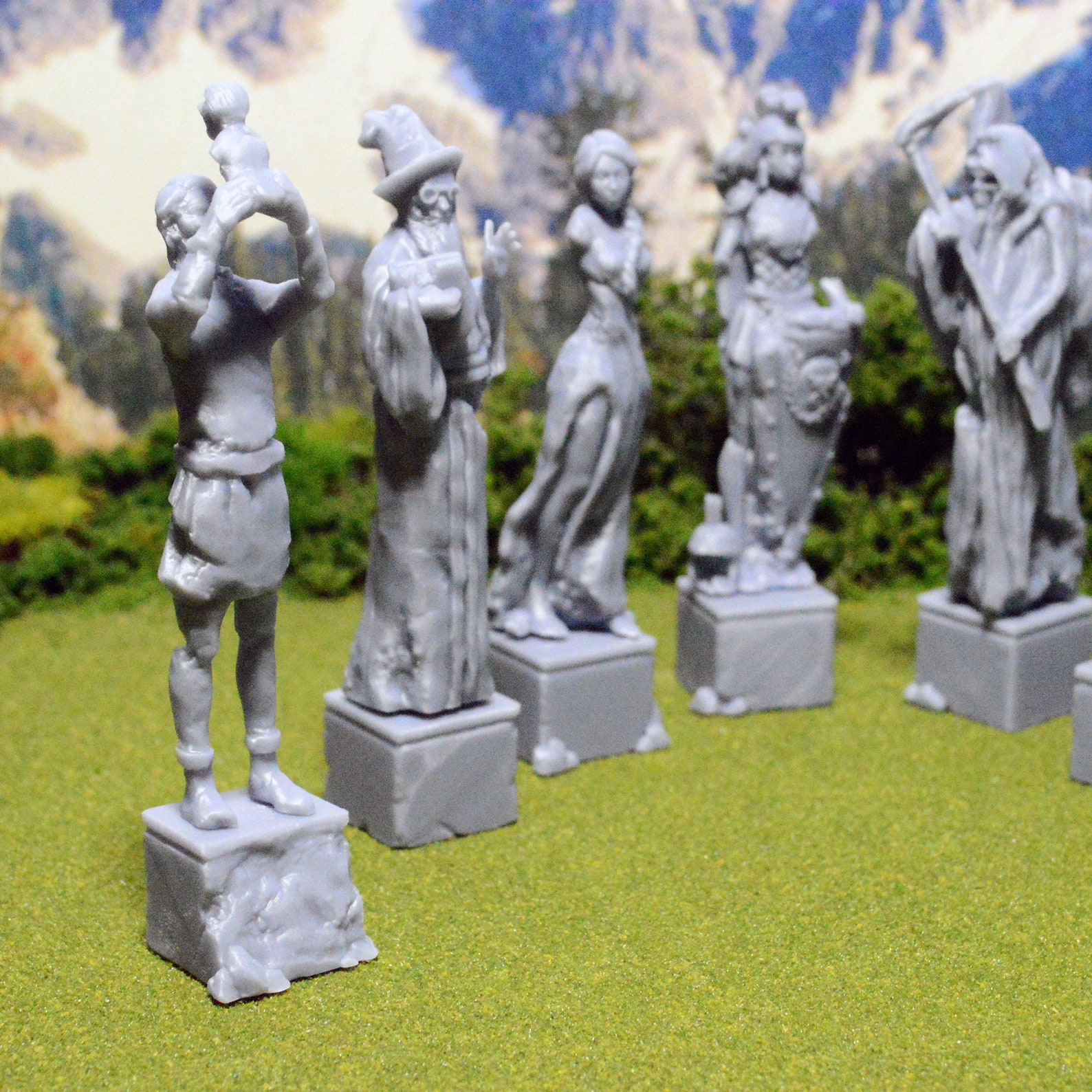 Guardian Statues 28mm 32mm for D&D Terrain Dnd Pathfinder Etsy UK
