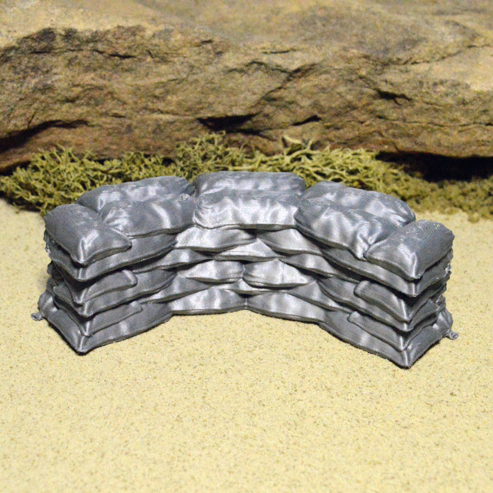 Scrapyard Sandbag Walls 15mm 20mm 28mm 32mm for Gaslands Etsy